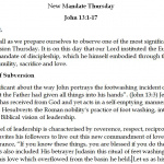 New Mandate Thursday